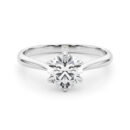 Elizabeth Round Diamond Solitaire Engagement Ring
