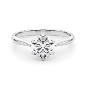Elizabeth Round Diamond Solitaire Engagement Ring